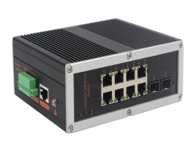 網管工業級 千兆2光8電-SFP