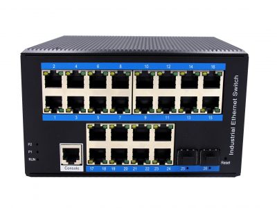 YH6224GS-M-SFP管理型工業交換機